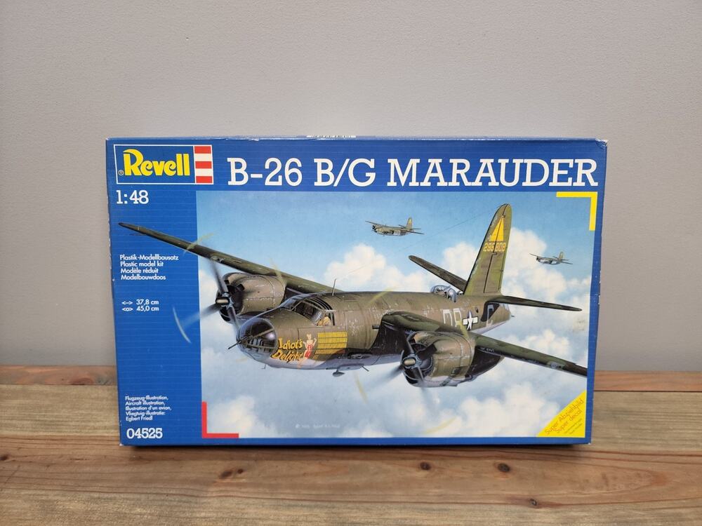 REVELL B-26 B/G Marauder Plastic 1/48 Scale Model Kit #04525 SEALED